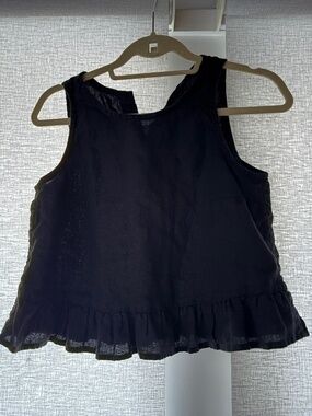 NPL Crop bay tank with ruffle S/M